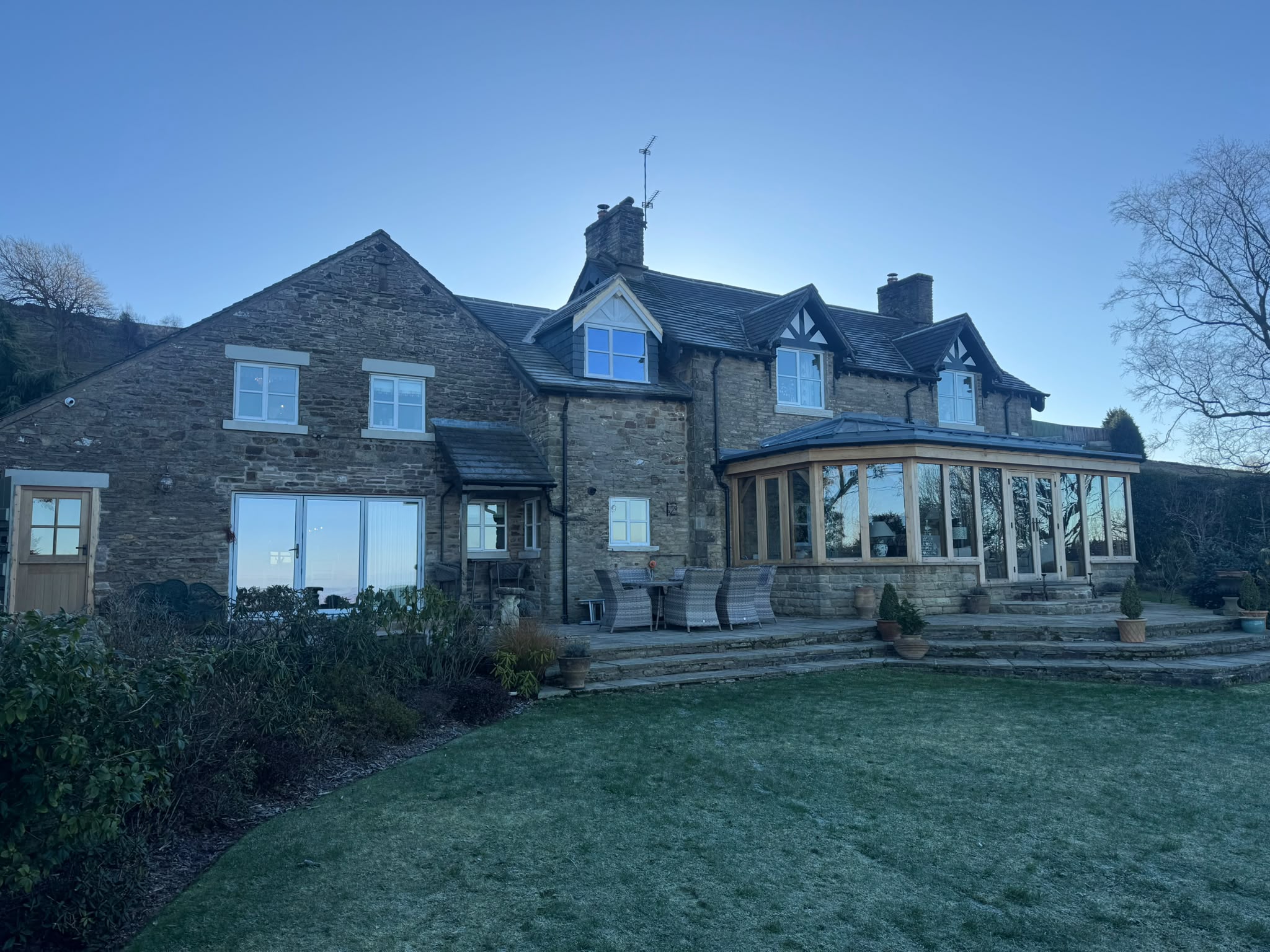 Completed Total Build stone property renovation