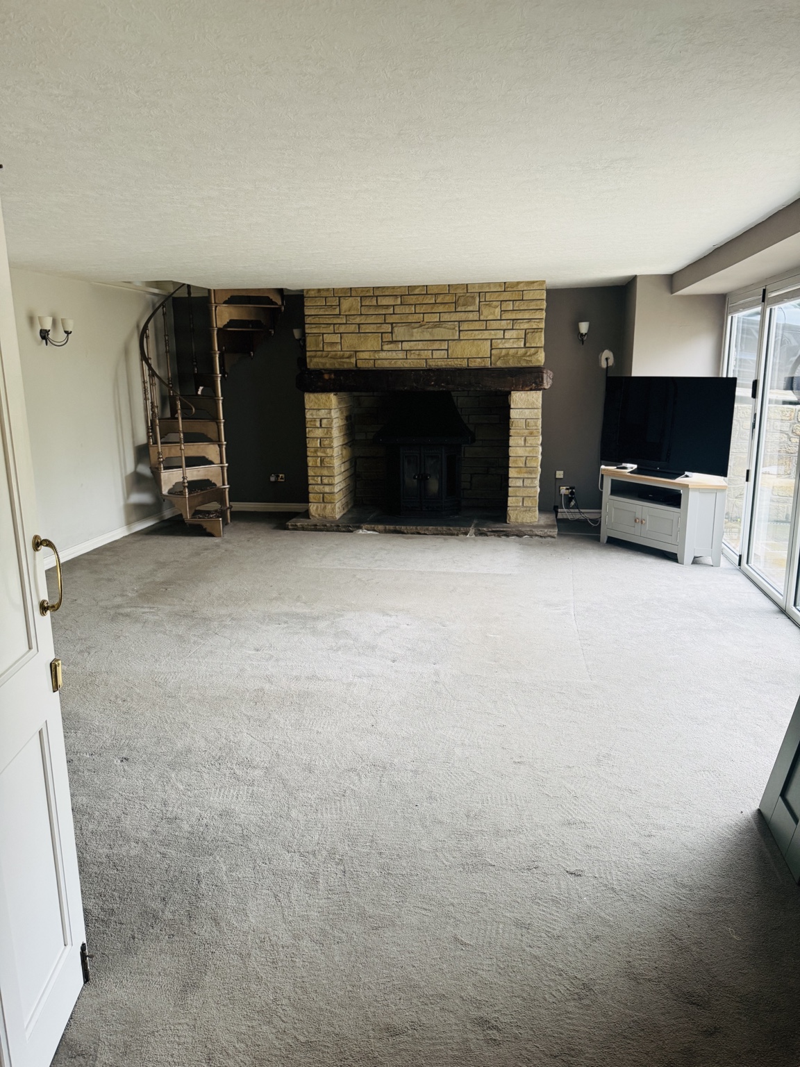 Original lounge before conversion to kitchen