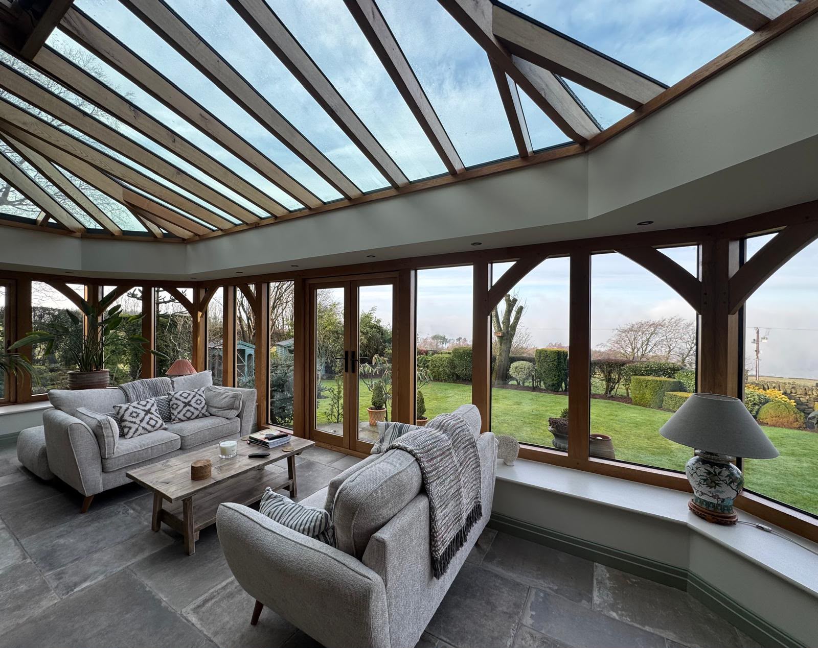 Completed orangery interior